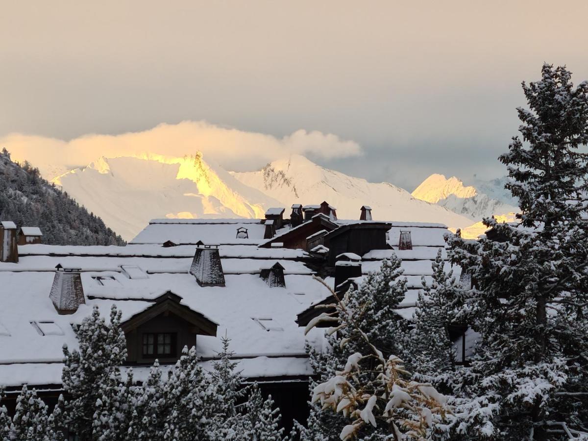 Arc 1950 Appartement De Standing Refuge Du Montagnard, Vue Incroyable Sur Le Montblanc, Skis Aux Pieds Acces Spa Et Piscine Les Arcs  Экстерьер фото