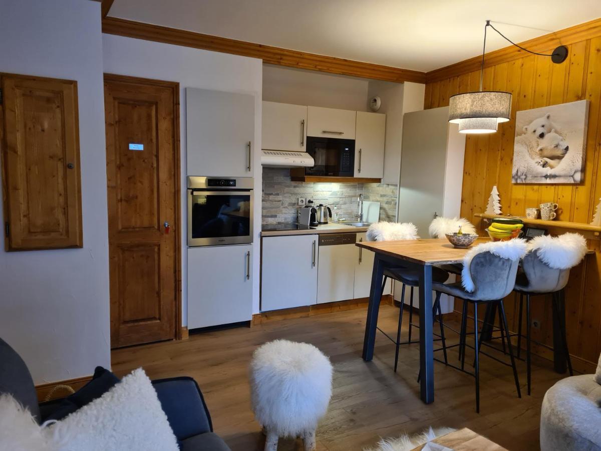 Arc 1950 Appartement De Standing Refuge Du Montagnard, Vue Incroyable Sur Le Montblanc, Skis Aux Pieds Acces Spa Et Piscine Les Arcs  Экстерьер фото
