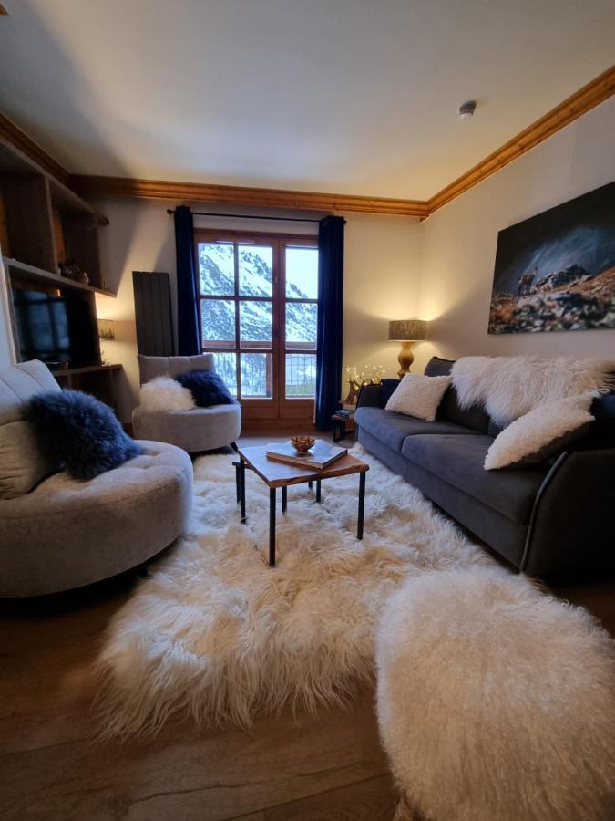 Arc 1950 Appartement De Standing Refuge Du Montagnard, Vue Incroyable Sur Le Montblanc, Skis Aux Pieds Acces Spa Et Piscine Les Arcs  Экстерьер фото