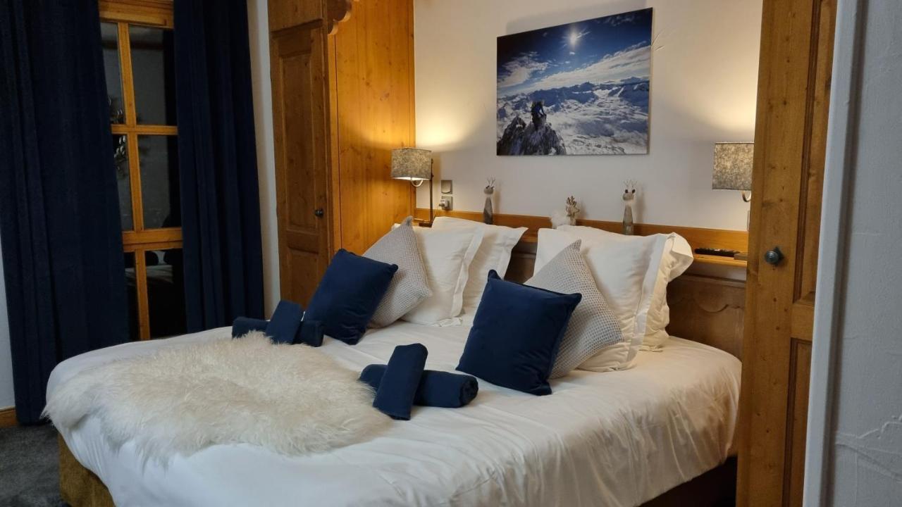 Arc 1950 Appartement De Standing Refuge Du Montagnard, Vue Incroyable Sur Le Montblanc, Skis Aux Pieds Acces Spa Et Piscine Les Arcs  Экстерьер фото